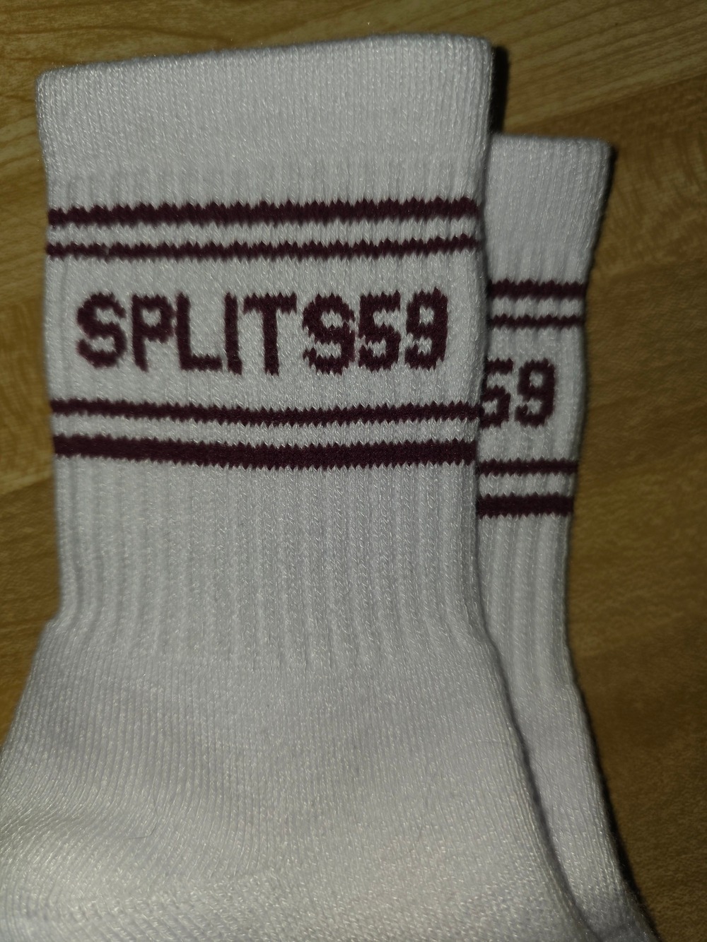 Splits59 Crew Socks White Medium Large #SOK2 - Picture 5 of 6